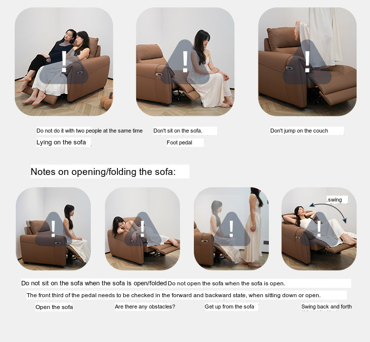 FASATI Leonardo Plush Electric Leather Sofa from FASATI