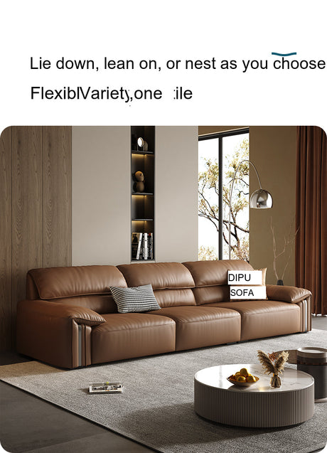 DIPU Kody Modern Retro Leather Sofa from DIPU