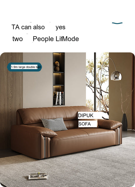 DIPU Kody Modern Retro Leather Sofa from DIPU