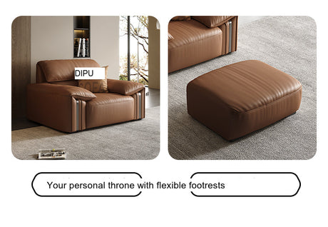 DIPU Kody Modern Retro Leather Sofa from DIPU