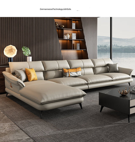 DIPU Leo Scandinavian Minimalist Leather Sofa from DIPU