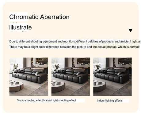 FASATI Oliver Chic Minimalist Leather Sofa from FASATI