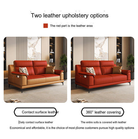 DIPU Zara Italian Cowhide Sofa from DIPU