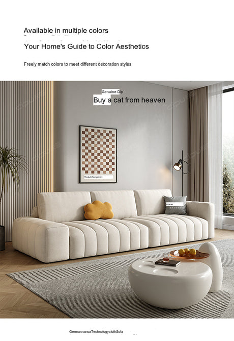 DIPU Landry Scandinavian Cream Modern Sofa from DIPU