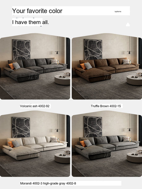 FASATI Isolde Cozy Creamy Corner Sofa from FASATI