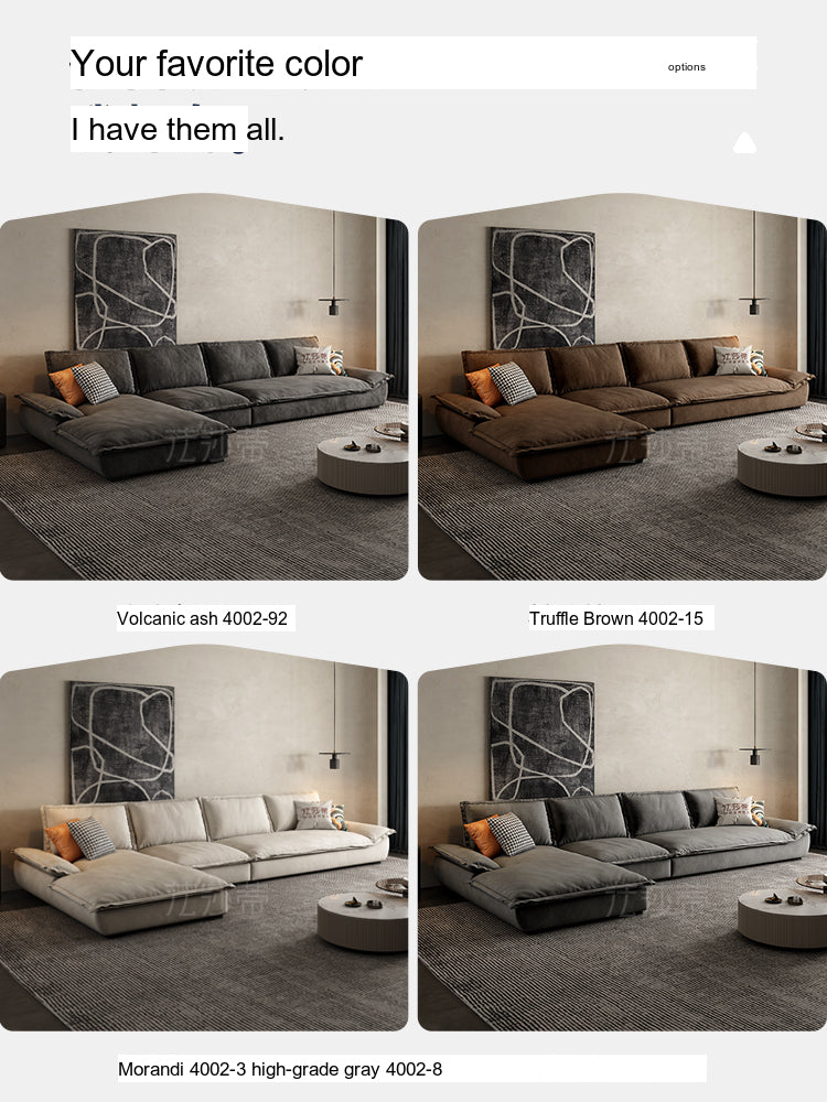 FASATI Isolde Cozy Creamy Corner Sofa from FASATI