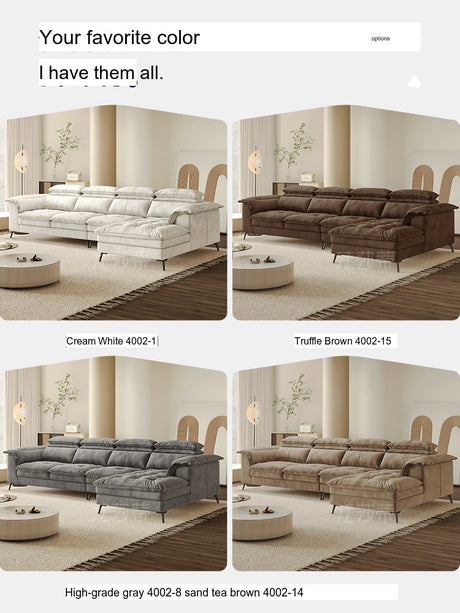 FASATI Jasper Elegant Down-Filled Minimalist Sofa from FASATI