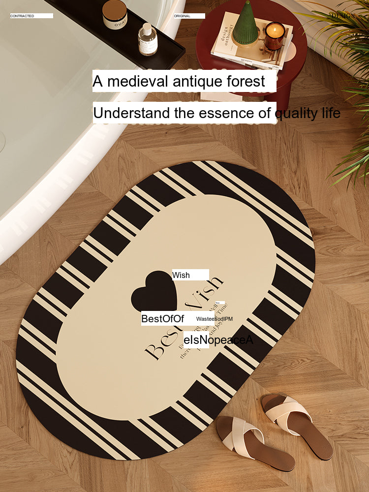 VANT Marigold Soft Plush Non-Slip Bathroom Mat from VANT