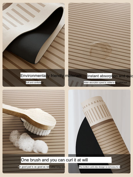 VANT Matsumoto Ultra-Absorbent Quick-Dry Bathroom Mat from VANT