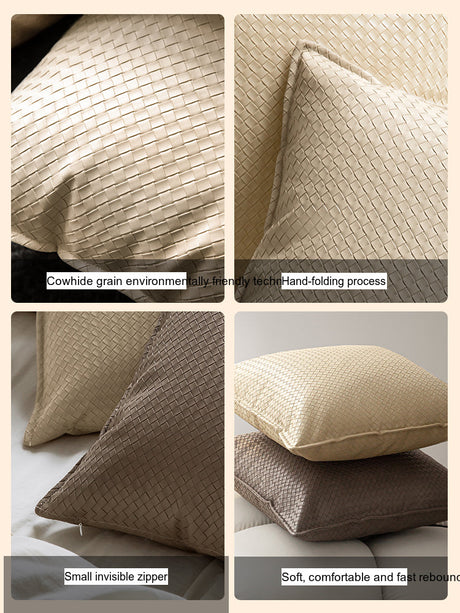 VANT Montserrat Light Luxury Soft Cowhide Pillow Case from VANT