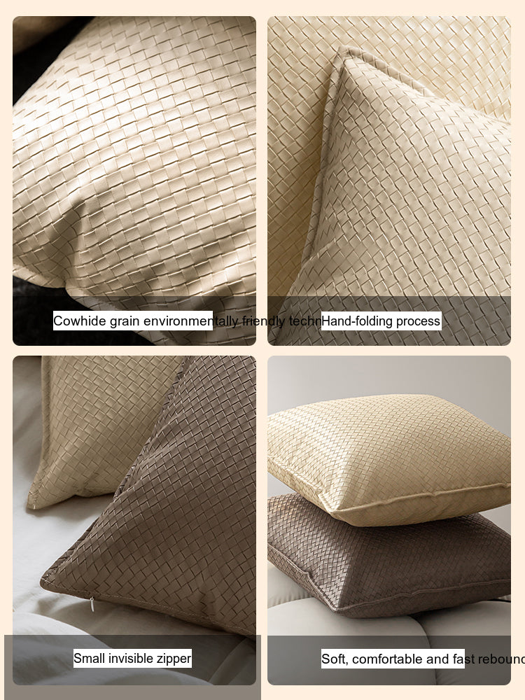 VANT Montserrat Light Luxury Soft Cowhide Pillow Case from VANT