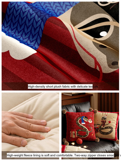 VANT Esmeralda Luxurious Velvet Travel Pillow Blanket from VANT