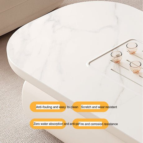 QUANMU Alejandro Elegant Multi-Functional Coffee Table from QUANMU