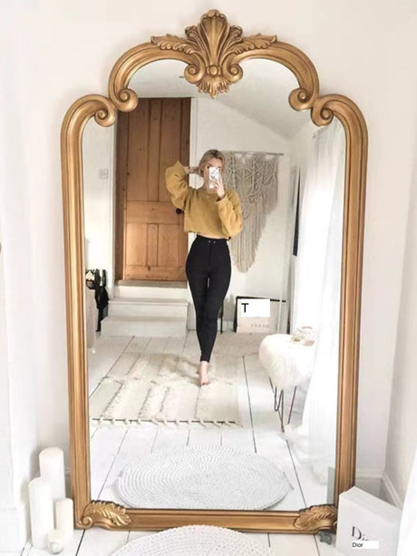 LANXESS Lysandra Vintage Elegant Wall-Mounted Dressing Mirror from LANXESS