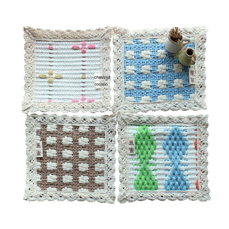 CHESTNUT COCOON Serafina Artisan Thick Cotton Cushion from CHESTNUT COCOON