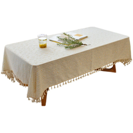 CHESTNUT COCOON Marisol Elegant Floral Cotton Tablecloth from CHESTNUT COCOON
