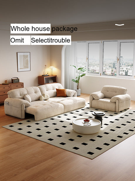 DIPU Iris Adjustable Modern Cream Sofa from DIPU
