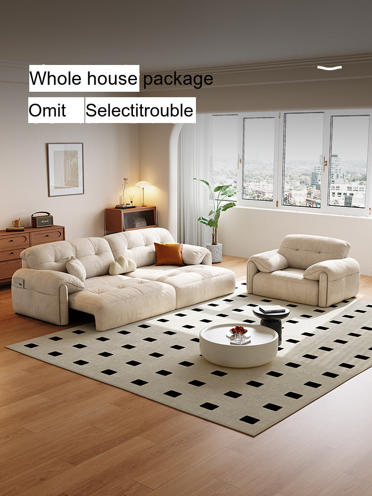 DIPU Iris Adjustable Modern Cream Sofa from DIPU