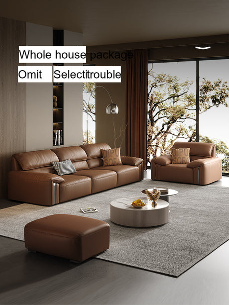 DIPU Kody Modern Retro Leather Sofa from DIPU