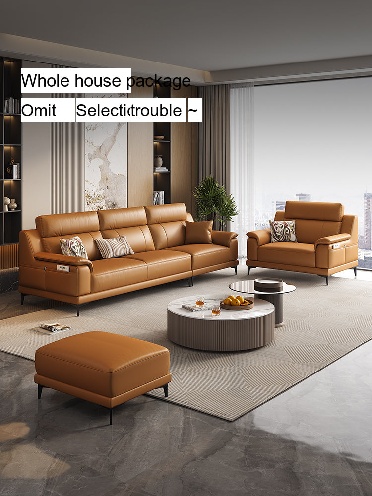 DIPU Zara Italian Cowhide Sofa from DIPU