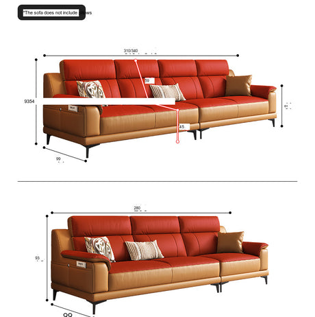 DIPU Zara Italian Cowhide Sofa from DIPU