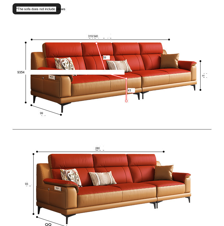 DIPU Zara Italian Cowhide Sofa from DIPU