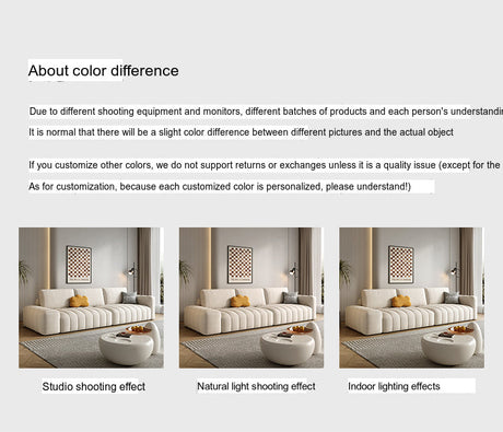 DIPU Landry Scandinavian Cream Modern Sofa from DIPU
