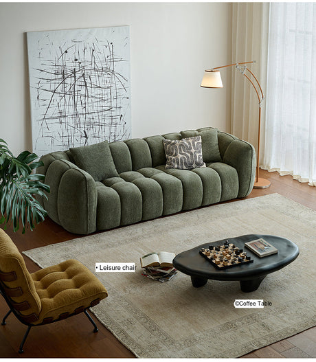 MOYU Santiago Velvet Retro Charm Modern Sofa from MOYU