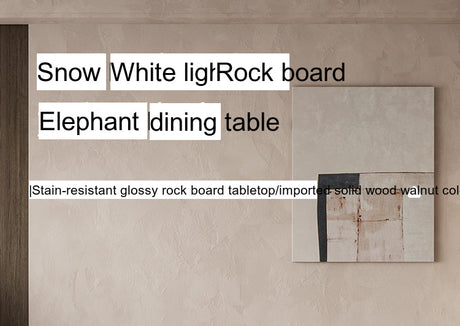 FASATI Leonardo Chic Minimalist Wood Dining Set from FASATI