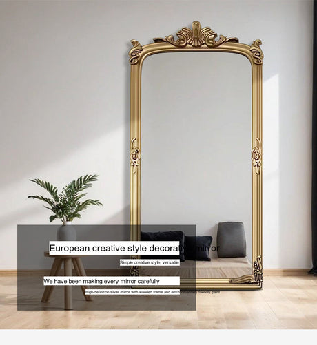 LANXESS Elowen Vintage Elegant Wall-Mounted Full-Length Mirror from LANXESS