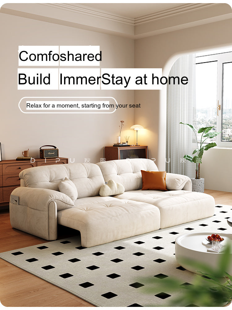 DIPU Iris Adjustable Modern Cream Sofa from DIPU