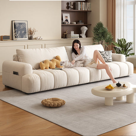 DIPU Livia French Cream Charging Sofa from DIPU