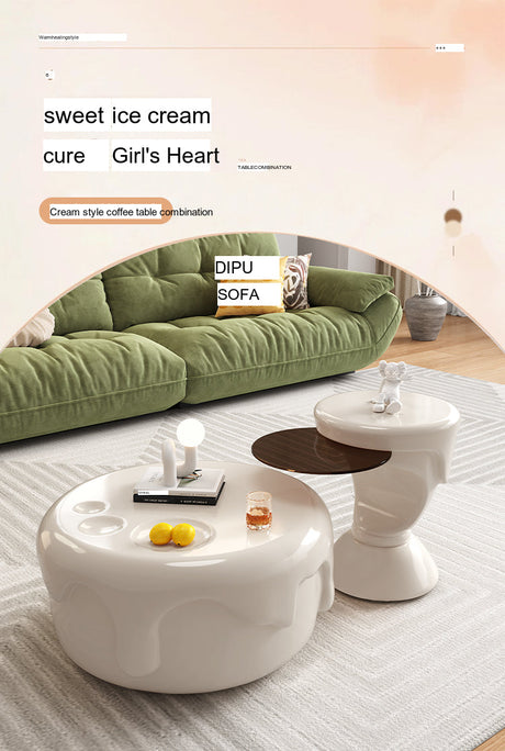 DIPU Riley French Cream Coffee Table from DIPU