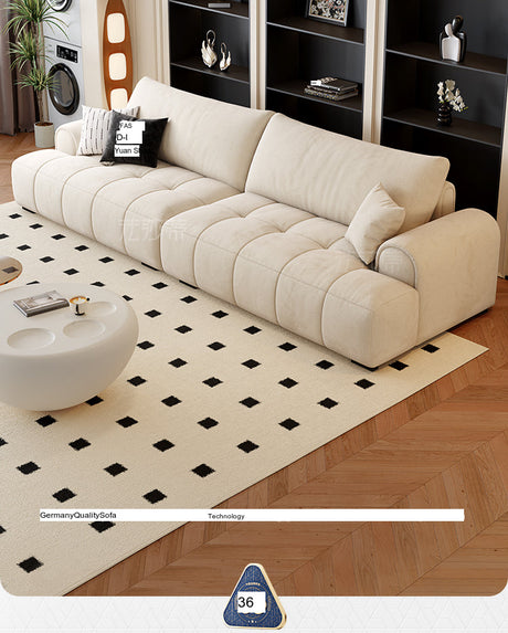 FASATI Emmeline Cream Cotton Sofa Scandinavian Style from FASATI