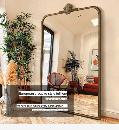 LANXESS Marisol Elegant Full-Length Wall-Mounted Dressing Mirror from LANXESS
