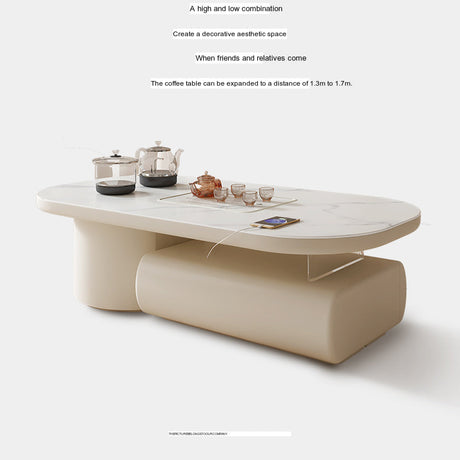 QUANMU Alejandro Elegant Multi-Functional Coffee Table from QUANMU
