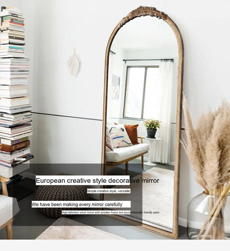 LANXESS Emilia Elegant Retro Wall-Mounted Fitting Mirror from LANXESS