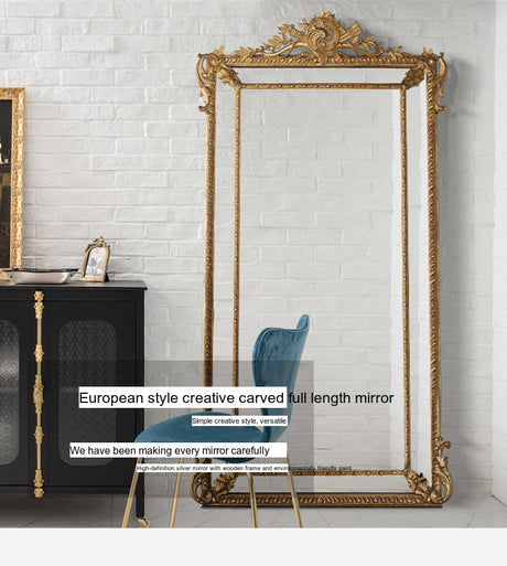 LANXESS Isadora Elegant Carving Floor Mirror from LANXESS