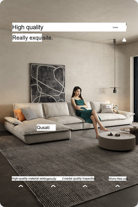 FASATI Isolde Cozy Creamy Corner Sofa from FASATI