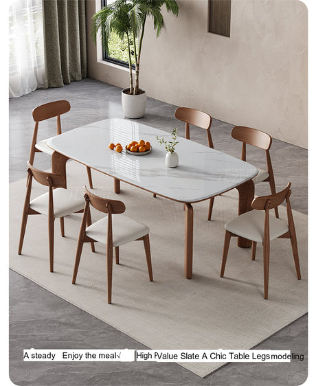 FASATI Leonardo Chic Minimalist Wood Dining Set from FASATI