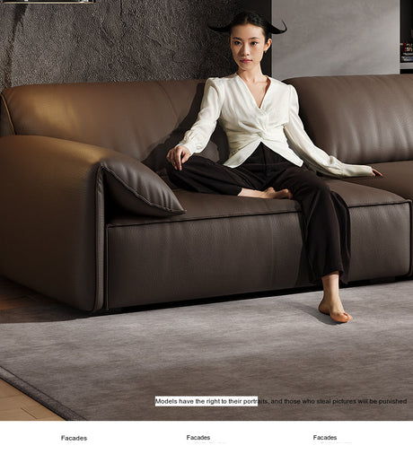 FASATI Eloise Vibrant Soft Cowhide Sofa from FASATI