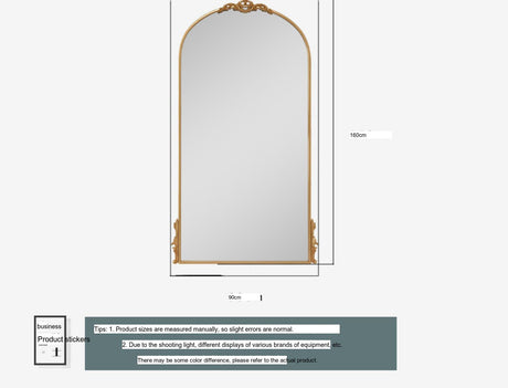 LANXESS Aveline Elegant Vintage Full-Length Floor Mirror from LANXESS