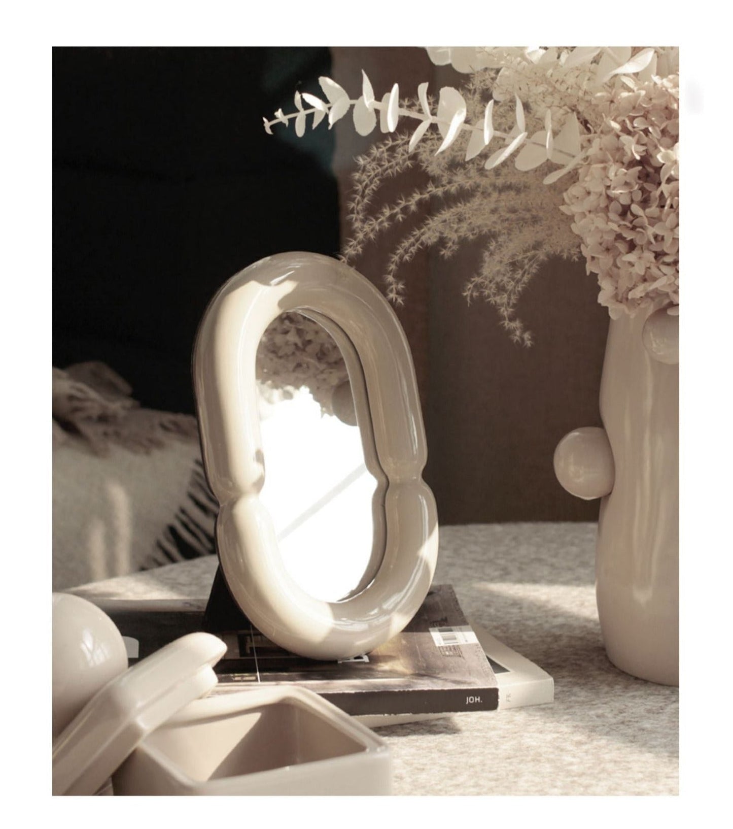 Eggshell Dressing Table Mirror from maija