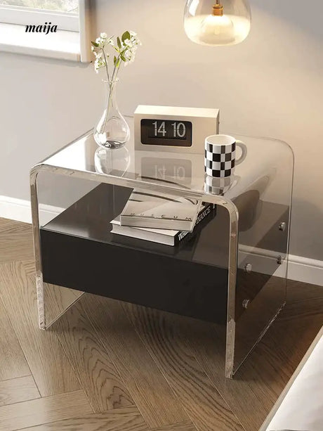 Alexandria Acrylic Bedside Table from maija