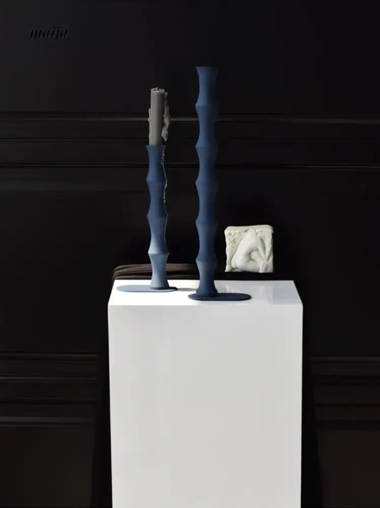 Bamboo Metal Candle Holder from maija