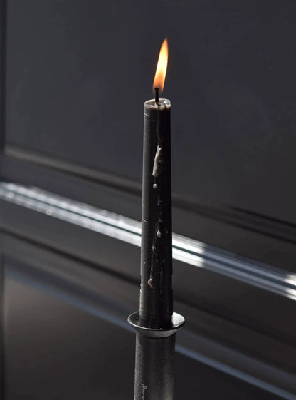 Black Cylinder Candle from oroliving