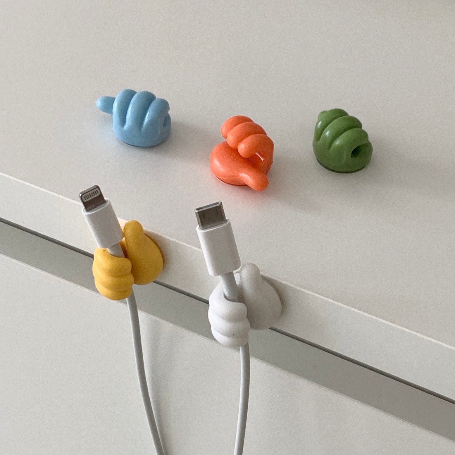 Thumbs Up Colourful Wall Hooks from KROKORI