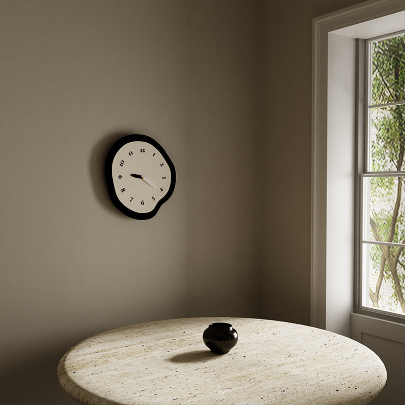 Pendulum Black and White Wall Clock from maija