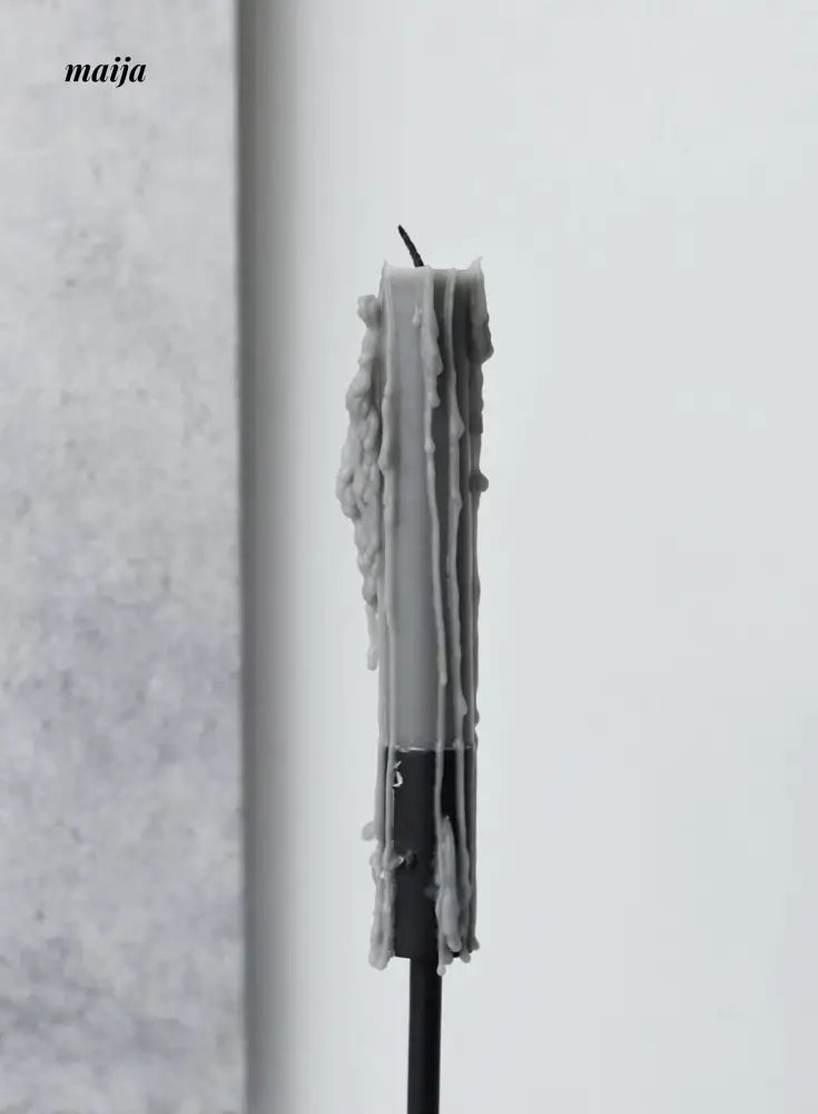 Black Cylinder Candle from oroliving