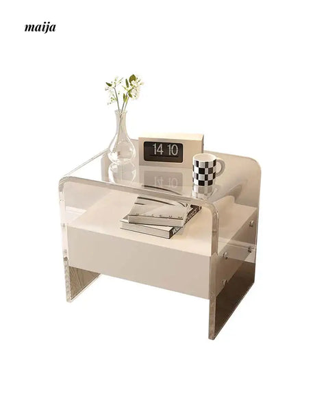 Alexandria Acrylic Bedside Table from maija